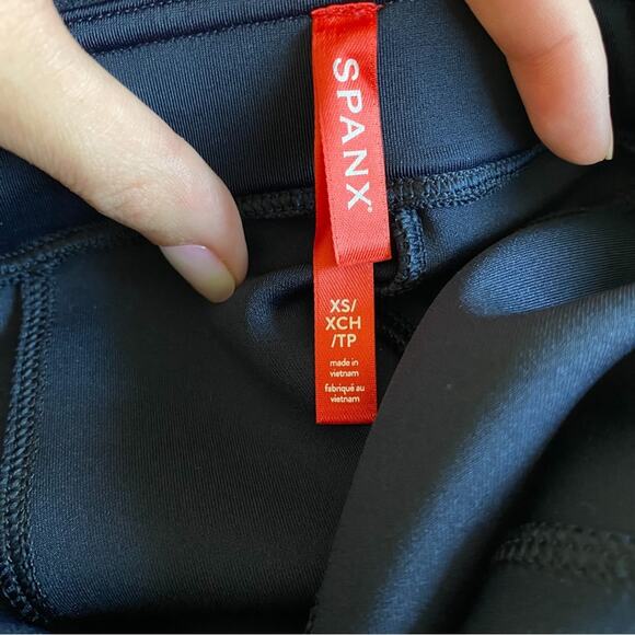 NWT Spanx Navy Faux Suede Leggings - Picture 7 of 8